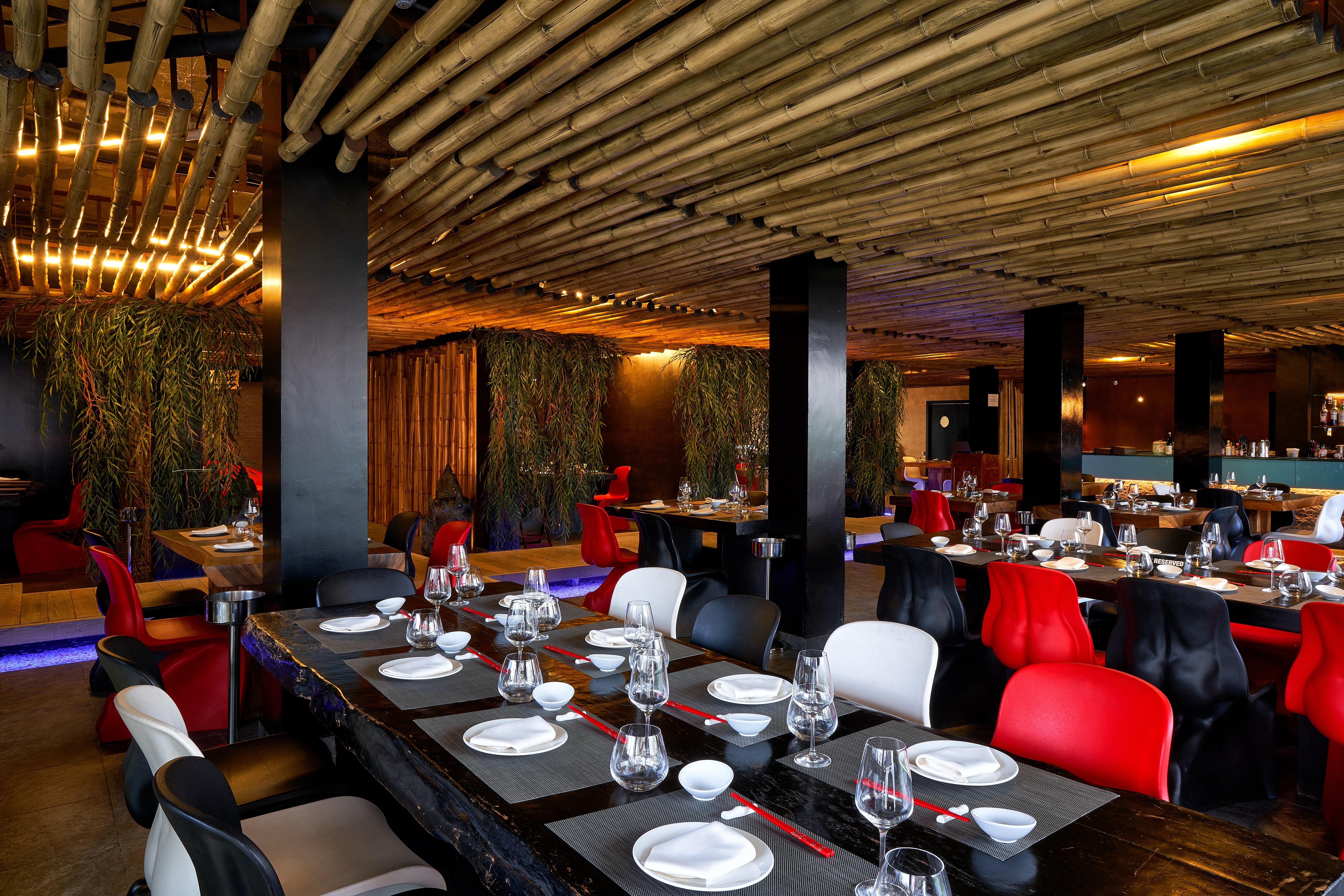 The Unexpected Ibiza Hotel - Ushuaia Club Entrance Included (Adults Only) Playa d'en Bossa Esterno foto Interior of the restaurant