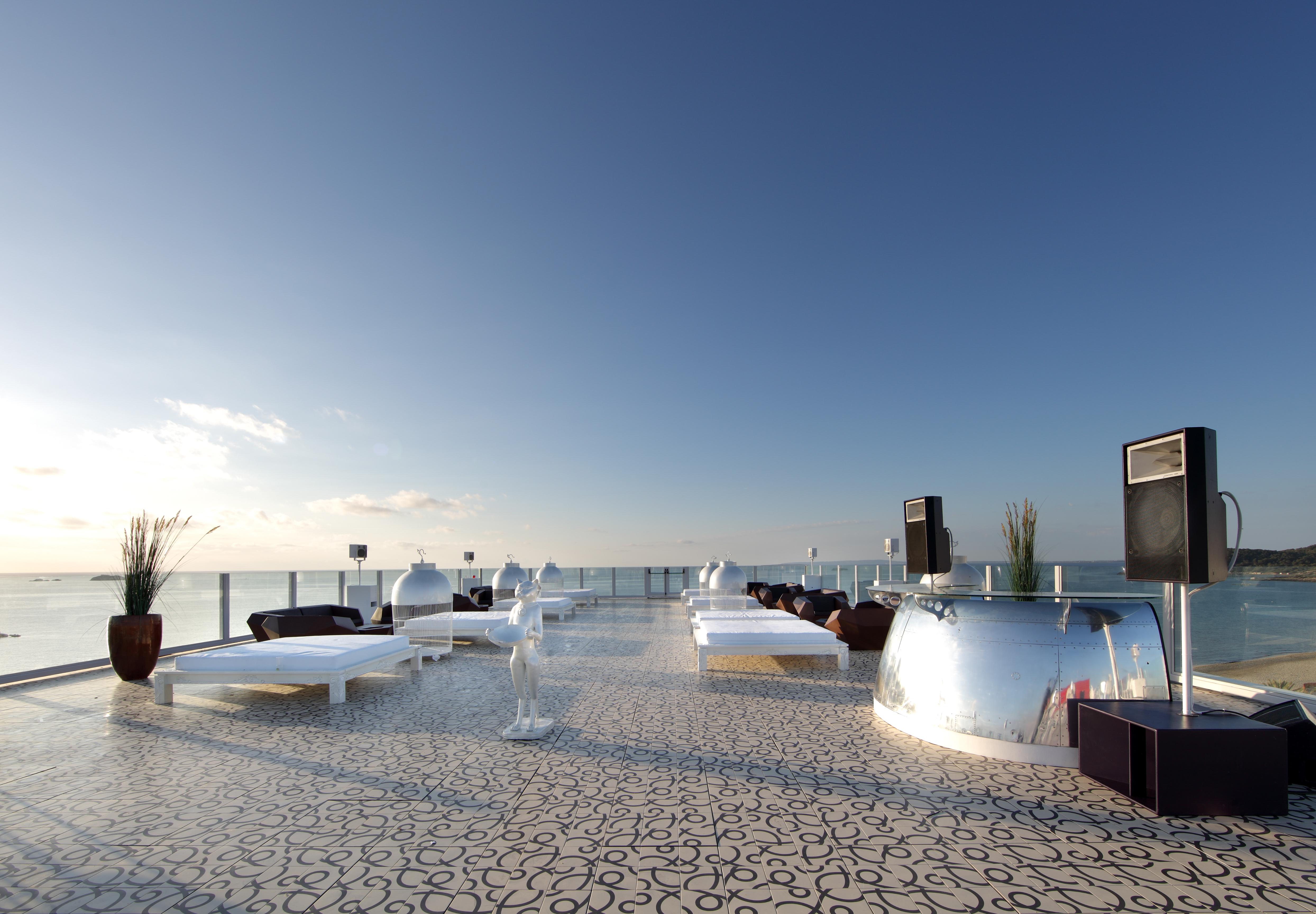 The Unexpected Ibiza Hotel - Ushuaia Club Entrance Included (Adults Only) Playa d'en Bossa Esterno foto The Sky Bar