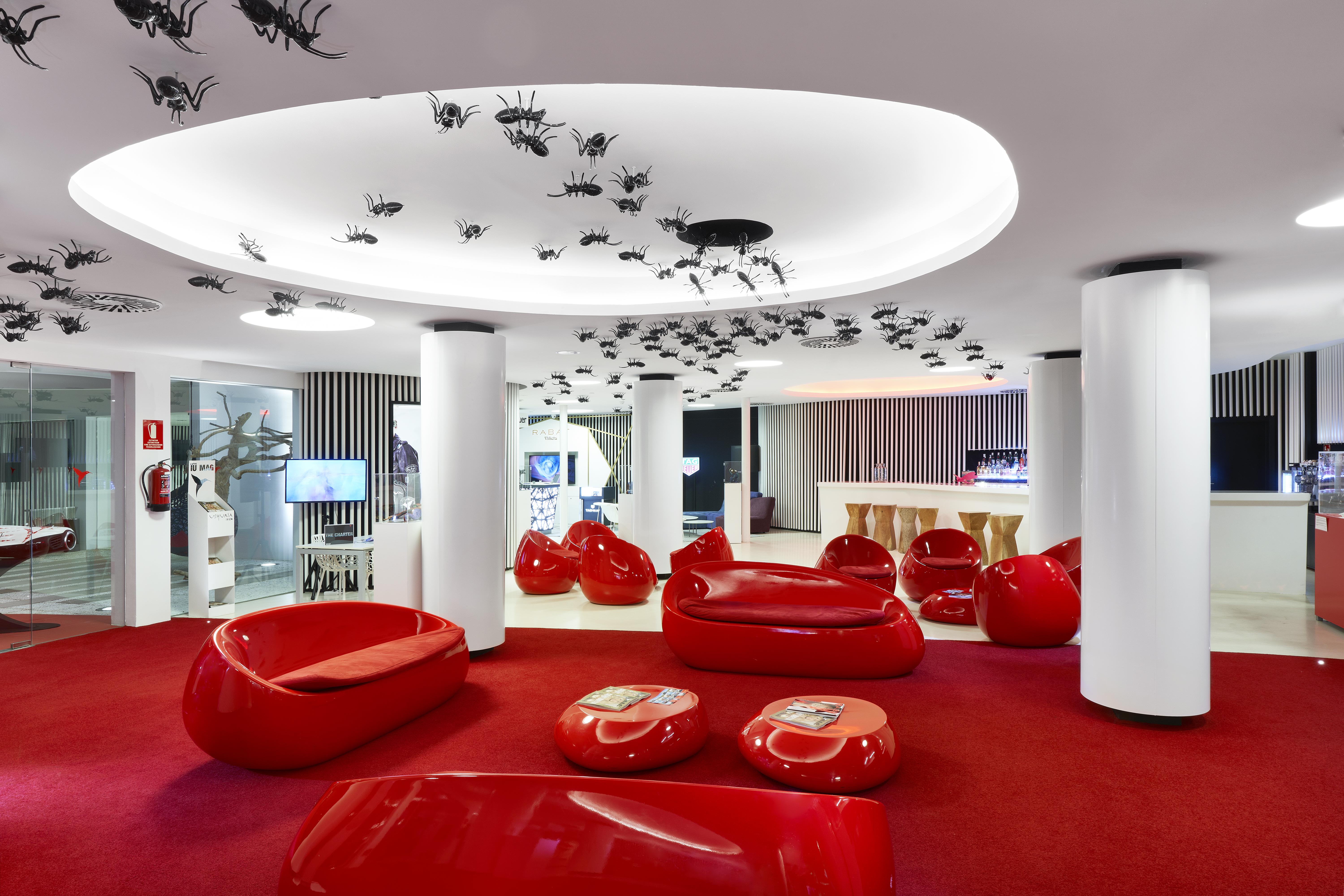 The Unexpected Ibiza Hotel - Ushuaia Club Entrance Included (Adults Only) Playa d'en Bossa Esterno foto The lobby of the hotel