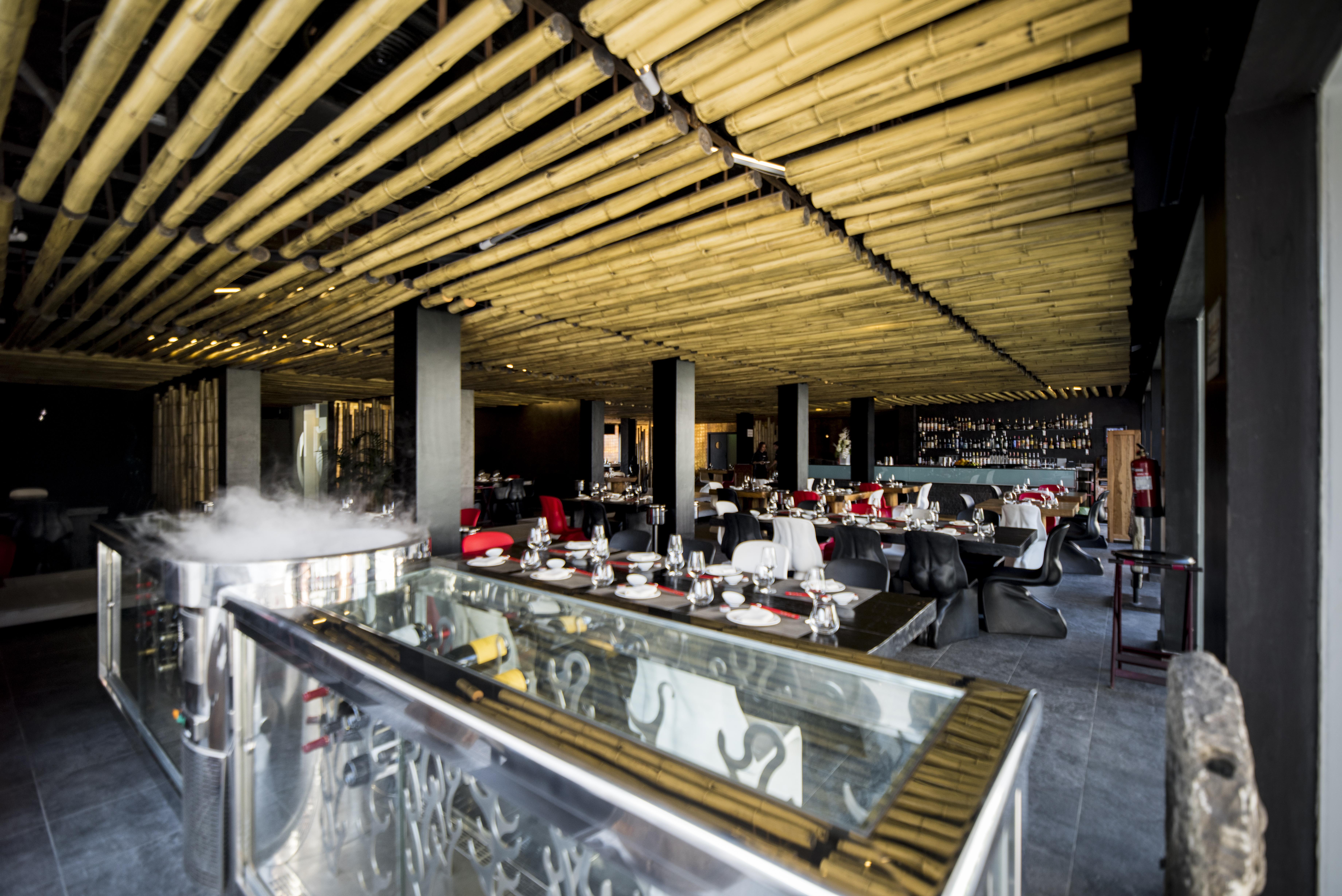 The Unexpected Ibiza Hotel - Ushuaia Club Entrance Included (Adults Only) Playa d'en Bossa Esterno foto Interior of the restaurant